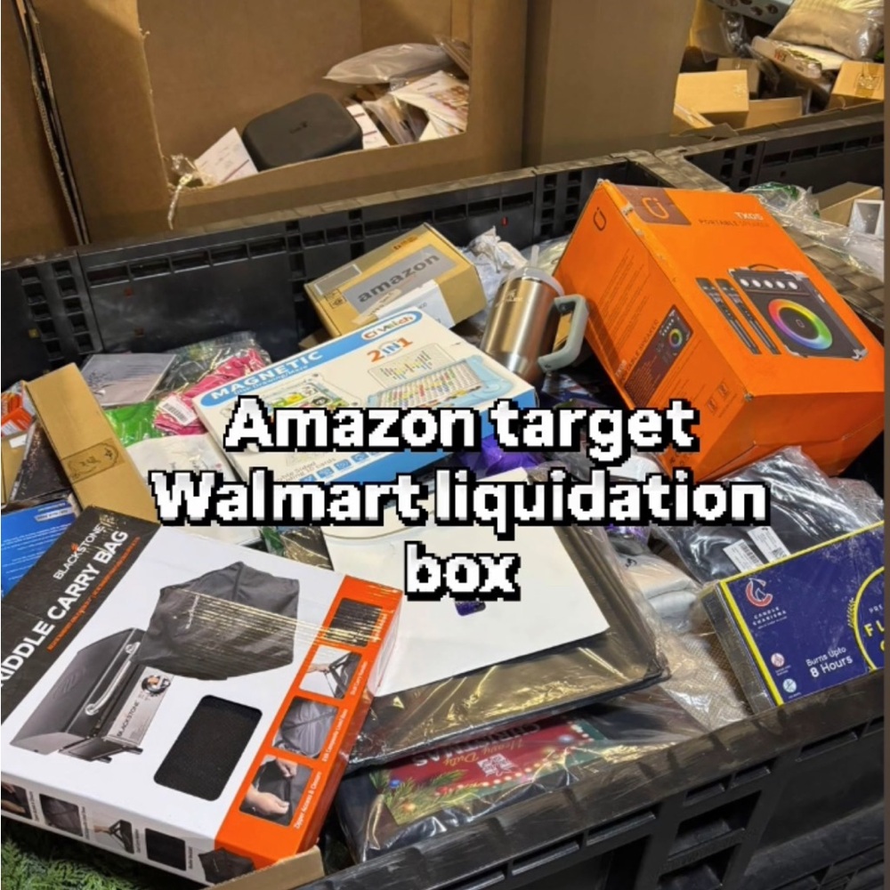 Amazon Walmart return Marshalls liquidation target mystery box home beauty 10